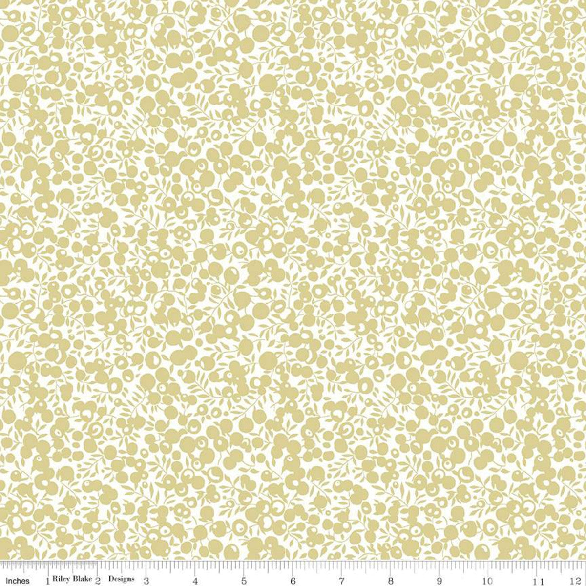 Wiltshire Shadow Basics - Gold - Liberty Quilting Cotton