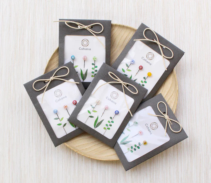 Cohana Tombo-dama Pins