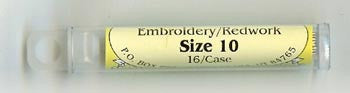 Foxglove Cottage Embroidery / Redwork Needles - Size 10