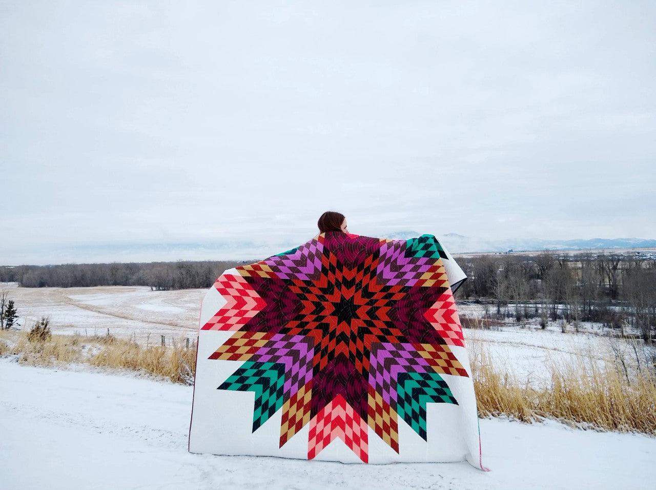Big Sky Star Quilt Pattern by Plains & Pine_sample1