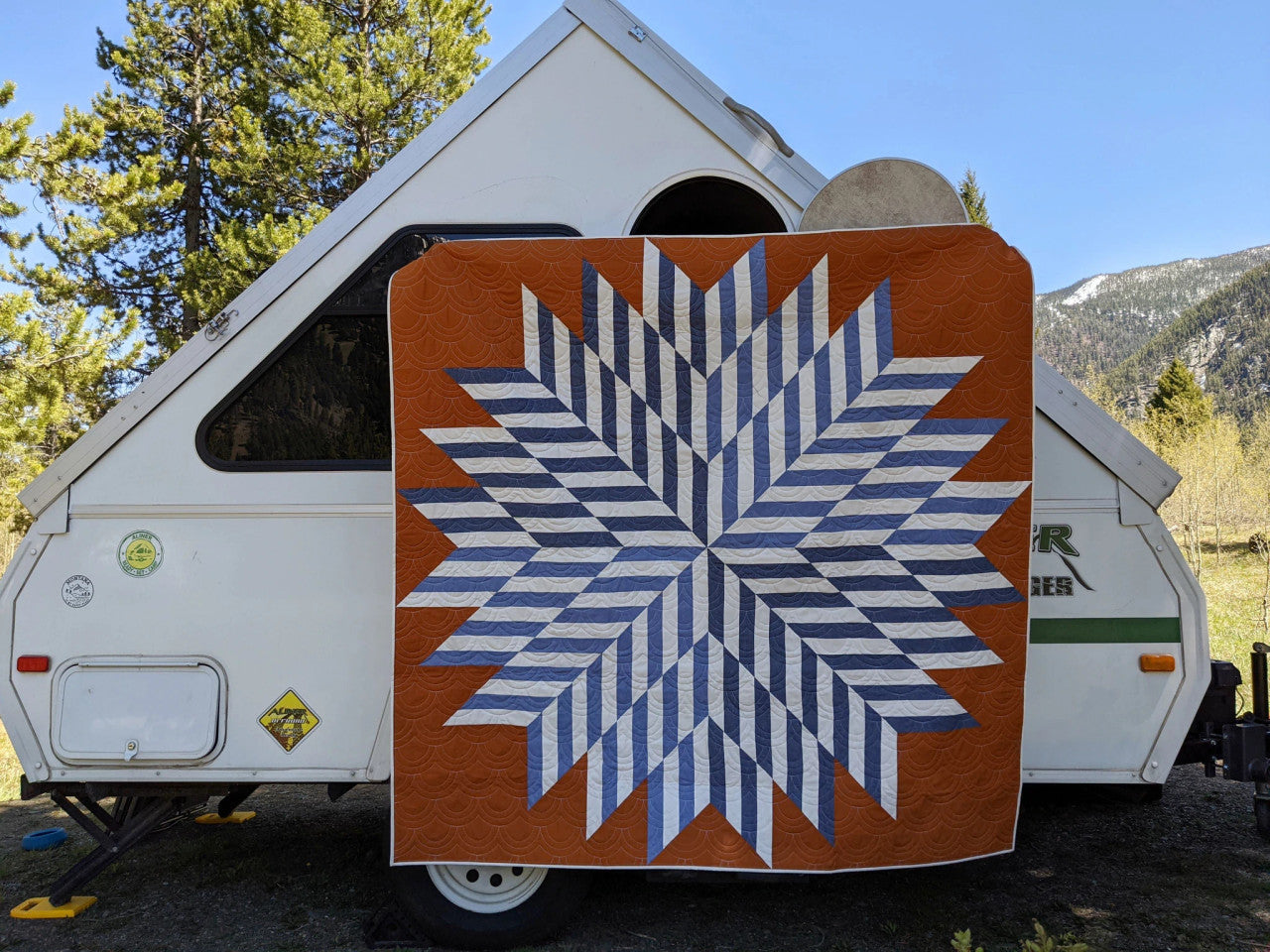 Commonwealth Star Quilt Pattern by Plains & Pine