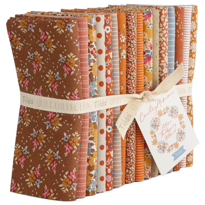 Creating Memories - Autumn - 16 Piece Fat Quarter Bundle - Tilda