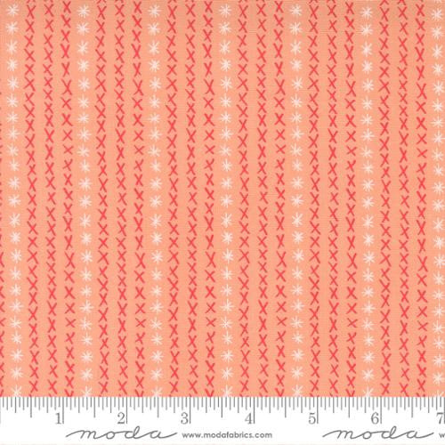 Dandi Duo - Cross Stitch Stripe Peach - Moda