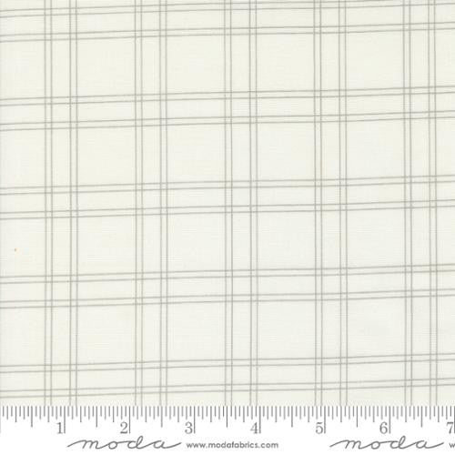 Shoreline - Plaid Checks Cream Grey - Camille Roskelley