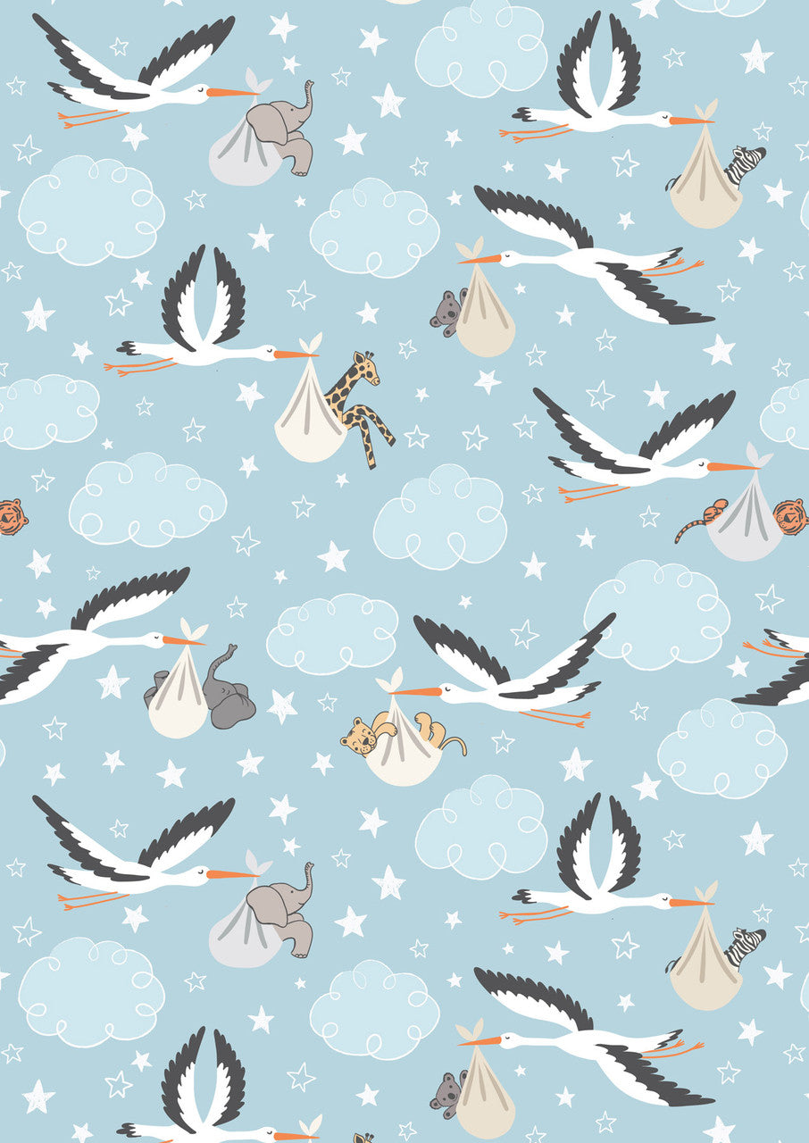 Special Delivery - Special Delivery Storks Blue - Lewis & Irene