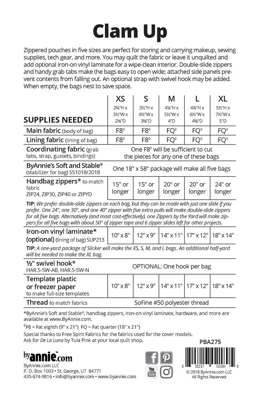 Clam Up Pattern ByAnnie_detail