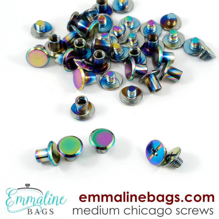 chicago screws - iridescent rainbow