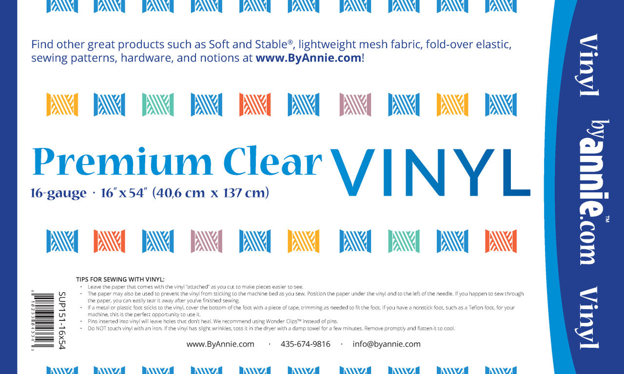 Clear Vinyl - 16x54"_info