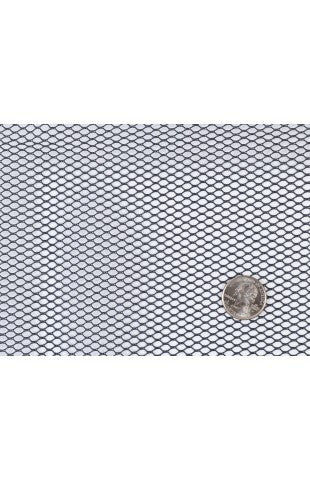 Lightweight Mesh Fabric - Pewter_detail