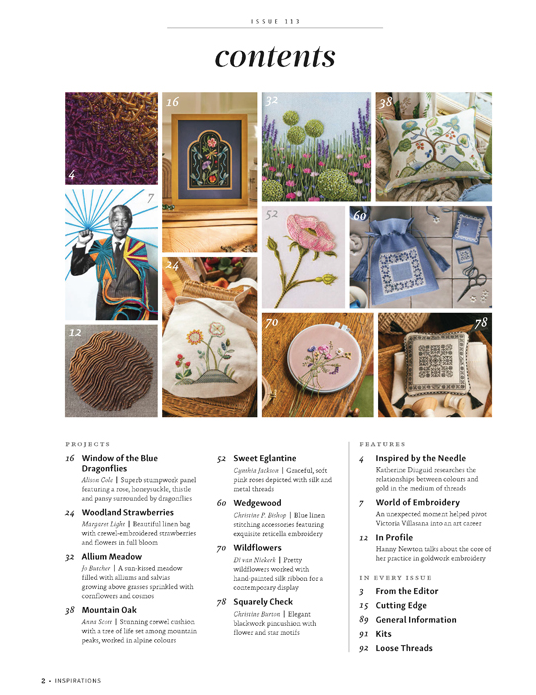 Inspirations Magazine - Thread Melodies - Issue 113_index