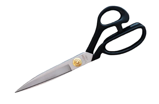 LDH 10" True Left-Handed Traditional Fabric Shears