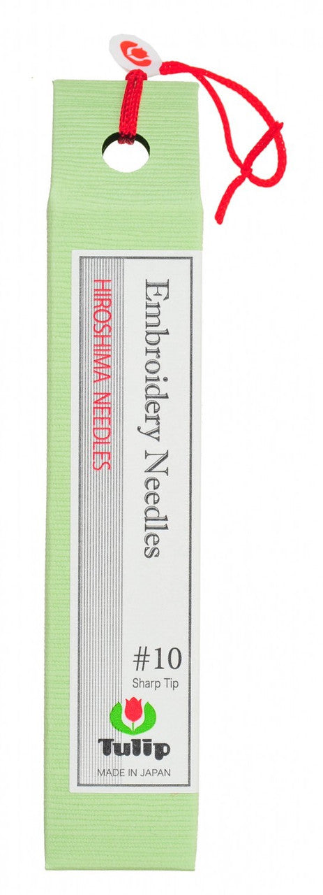 Tulip Embroidery Needles - #10 Sharp Tip