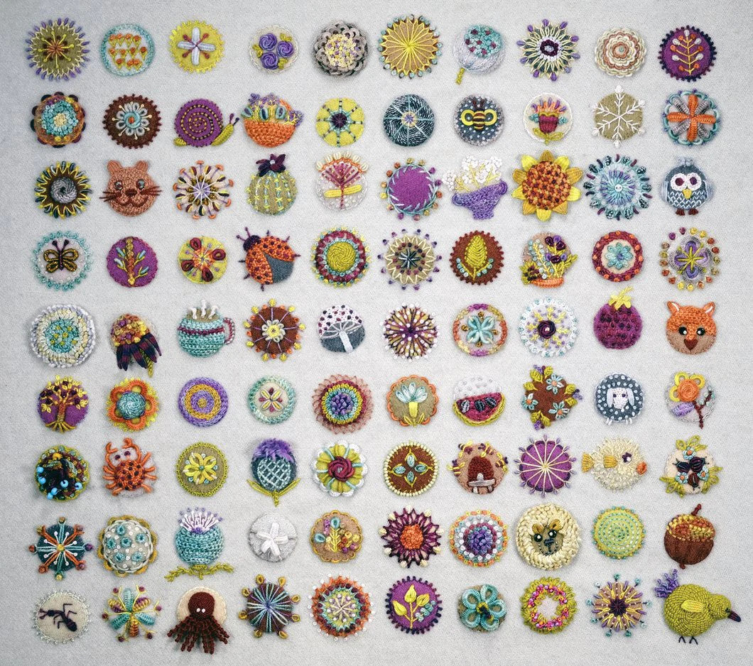 Toned Down Circle Sampler Kit by Sue Spargo_whole