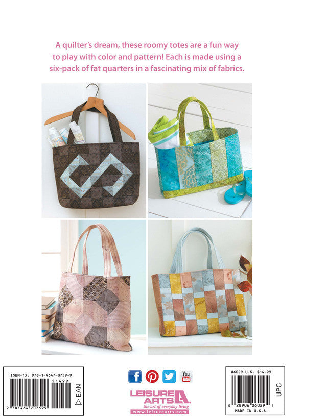 Fat Quarter Bags Book by Stephanie Prescott_back