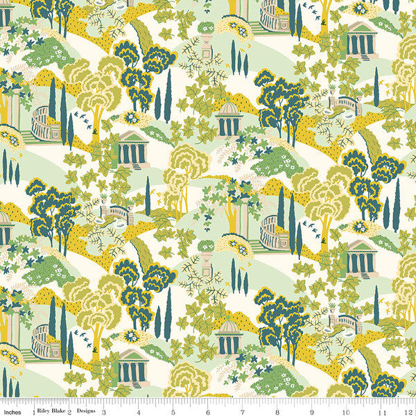Garden Party - Garden Follies B - Liberty Quilting Cotton