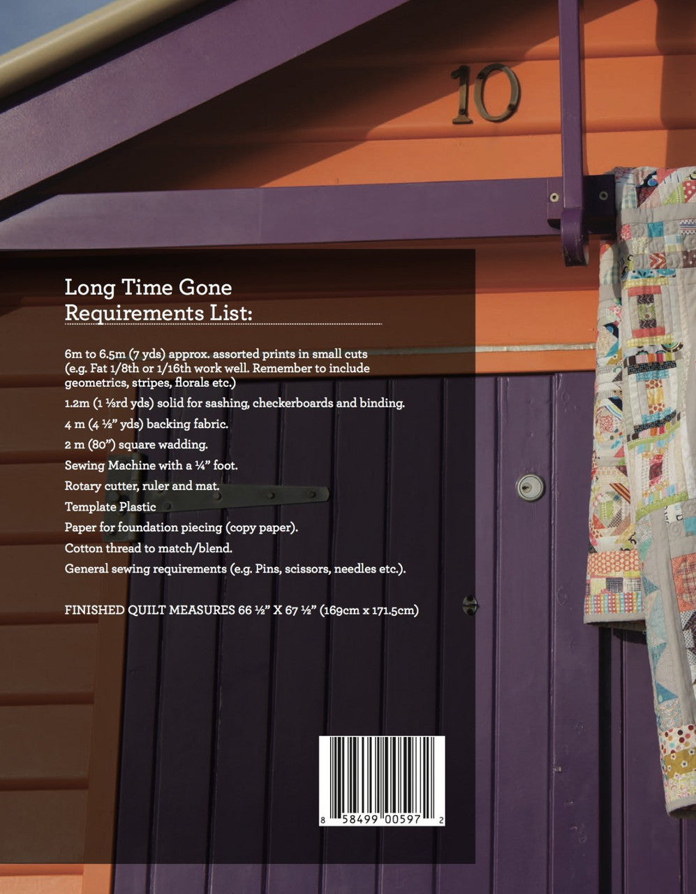 Long Time Gone Booklet by Jen Kingwell_back