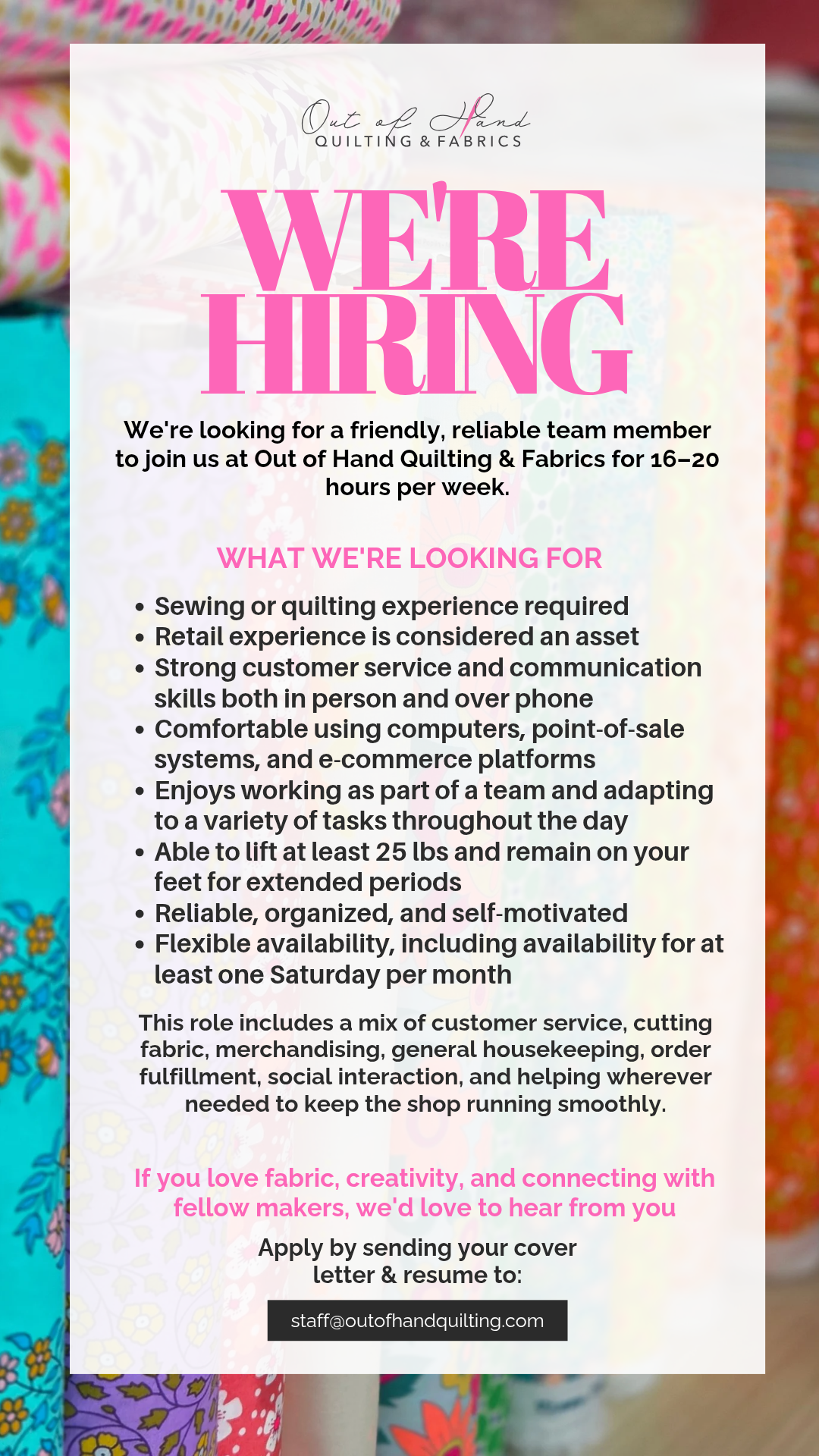 We're Hiring - Join the OOH Squad
