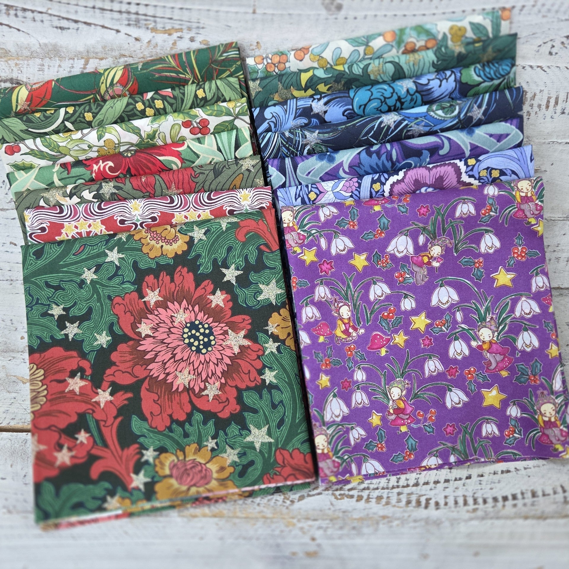 Festive Collection 2026 by Liberty Tana Lawn™ | Festive Magic by Liberty Lasenby Cotton | Prince Charming {Deja Vu} by Tula Pink | Sew + Tells