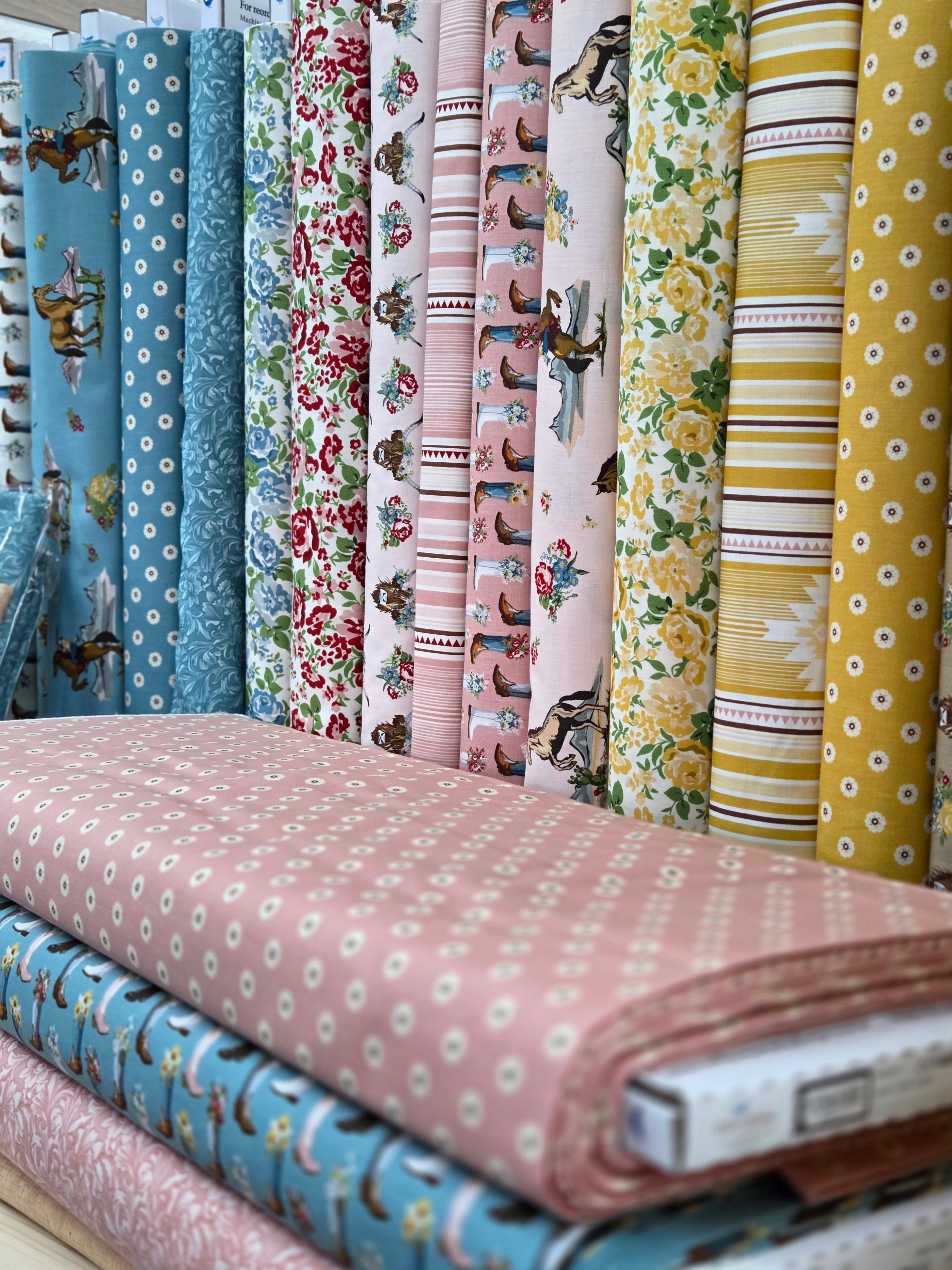 Cowgirl Fabric Collection by Echo Park Paper Co. for Riley Blake Designs