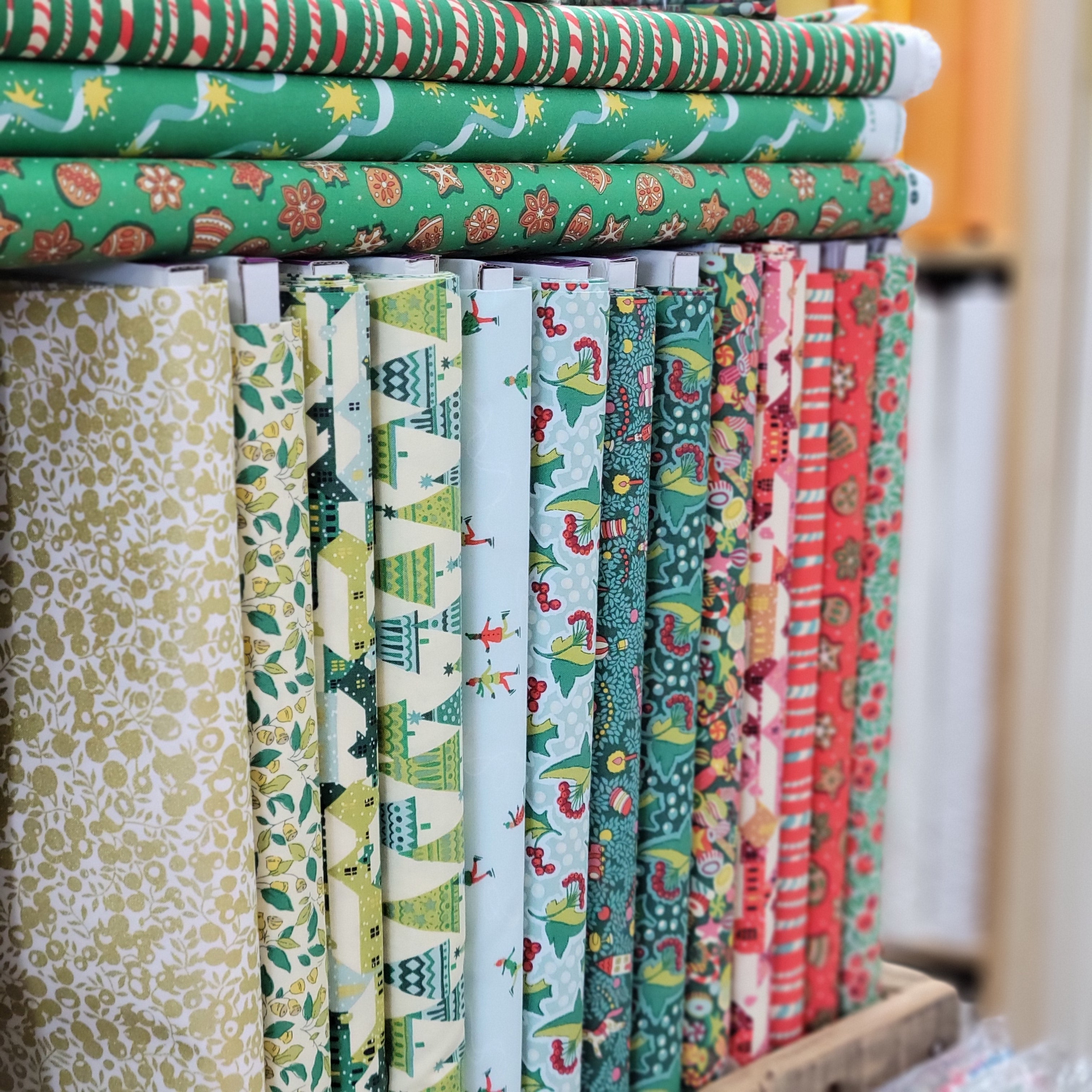 Festive Fair Fabric Collection by Liberty of London - Christmas 2024 collection