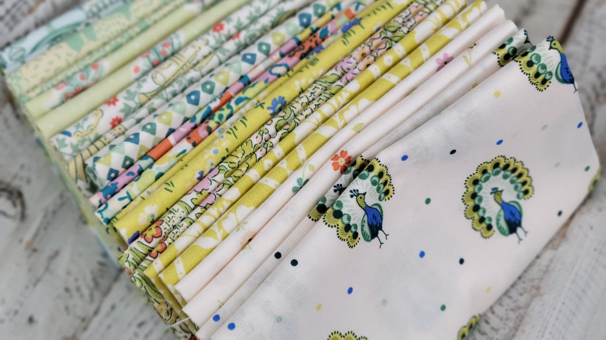 Garden Party in High Summer Colourway Fabric by Liberty of London