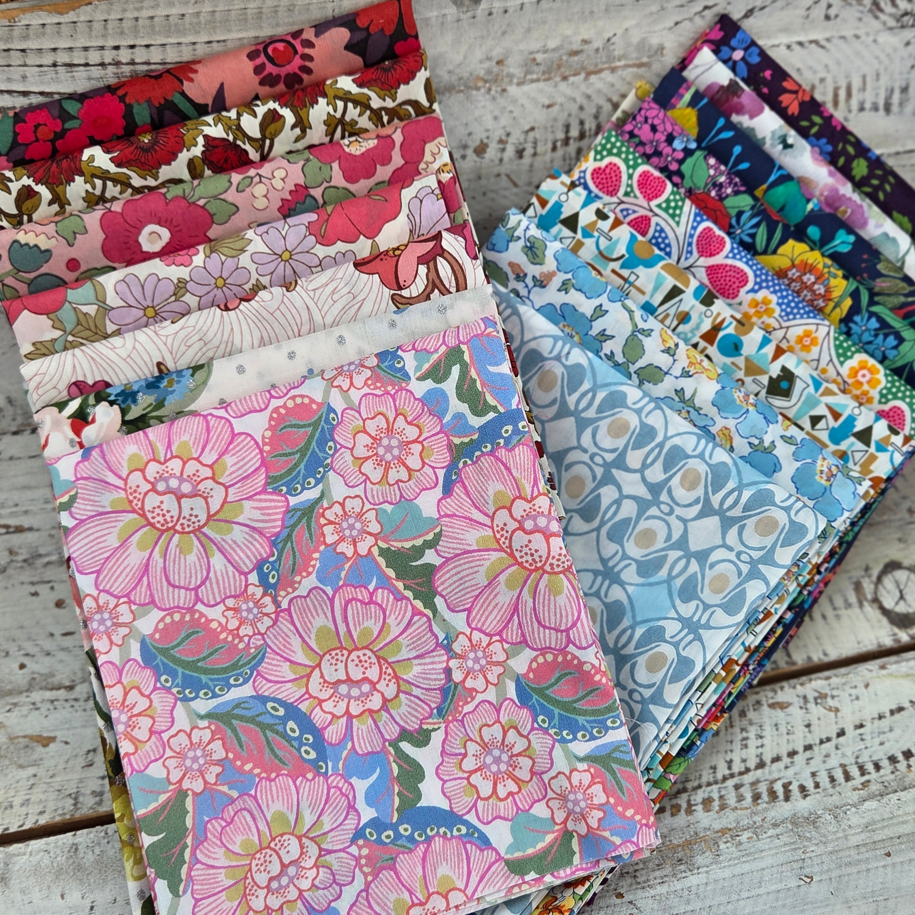 Liberty Fat Eighths Bundle - Shop-Curated Fabric Bundle - 30 pieces