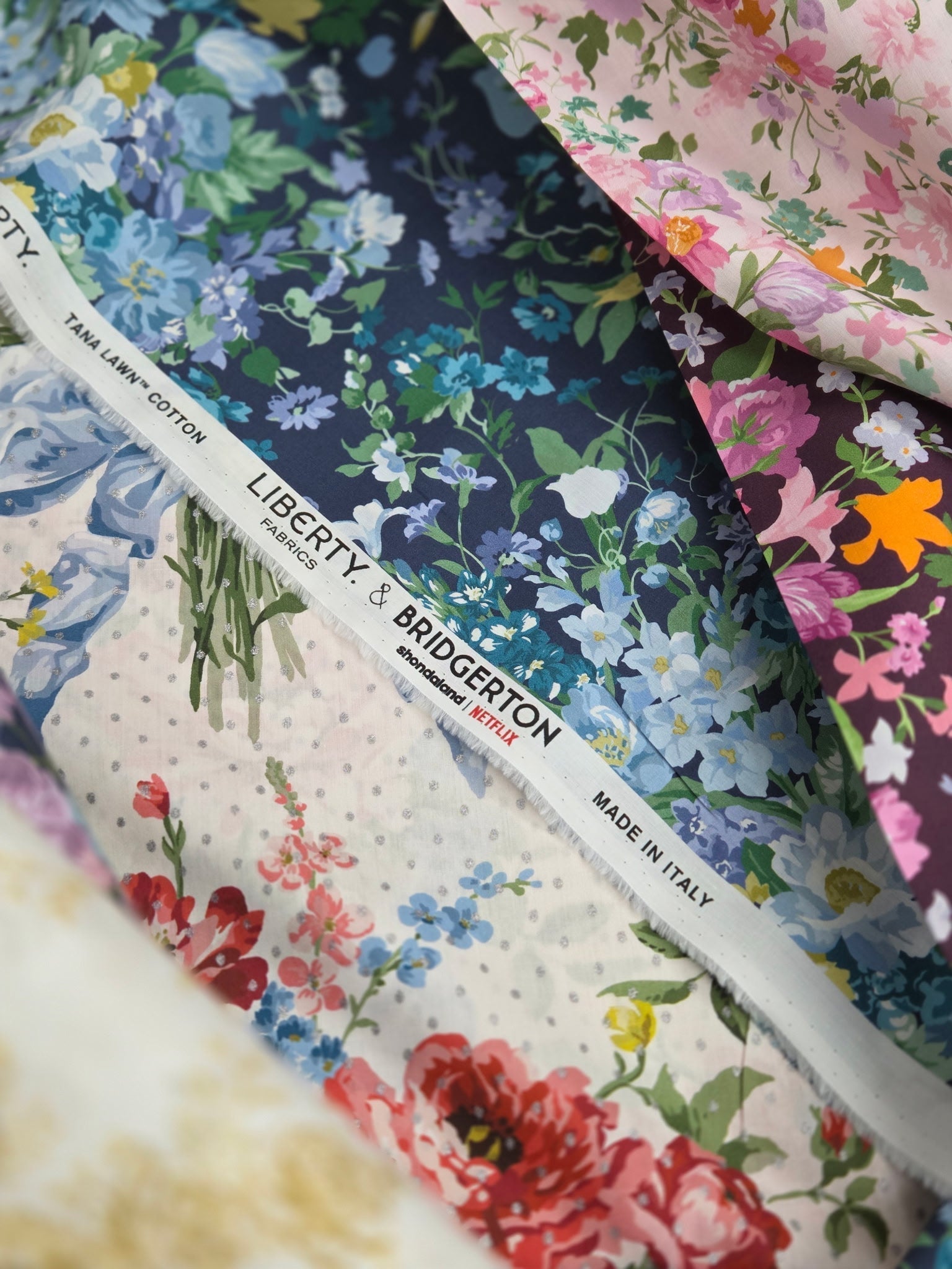 Liberty Fabrics x Bridgerton Tana Lawn™ Fabric Collection by Liberty of London