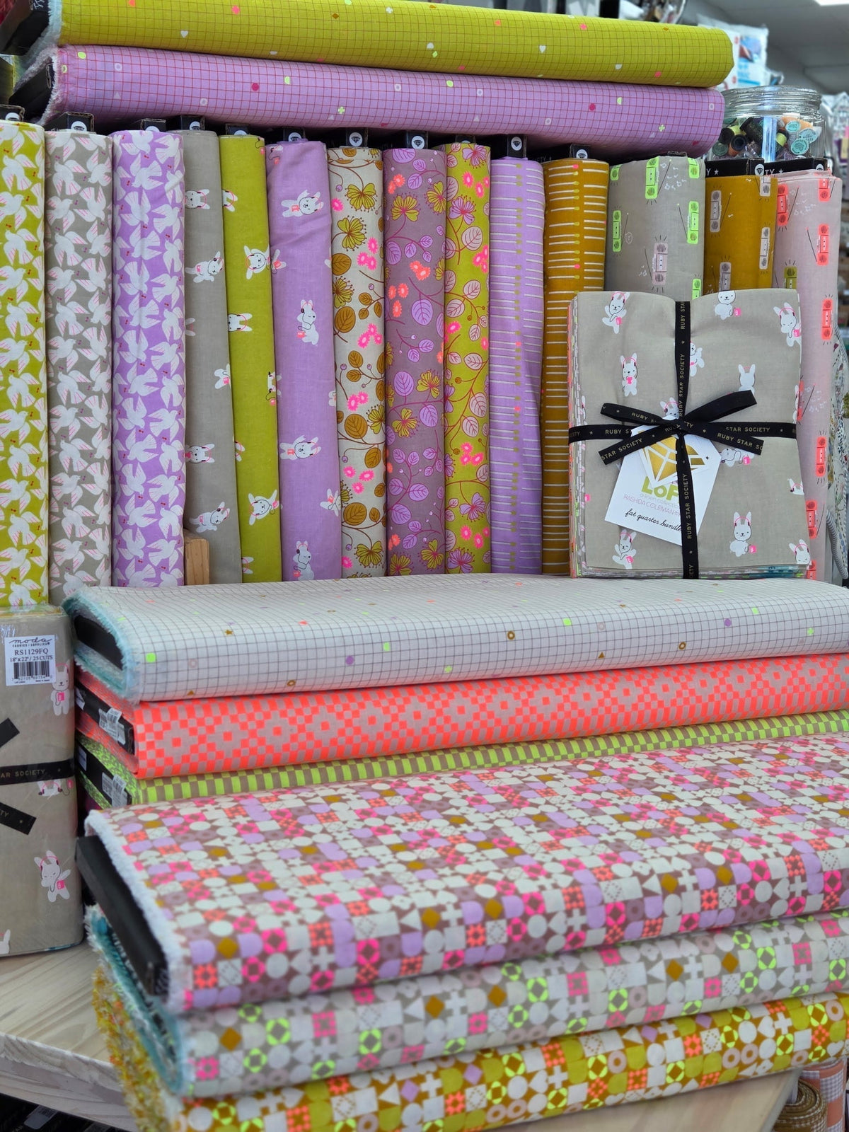 Lofi Linens Fabric Collection by Rashida Coleman-Hale for Ruby Star Society // Moda Fabrics