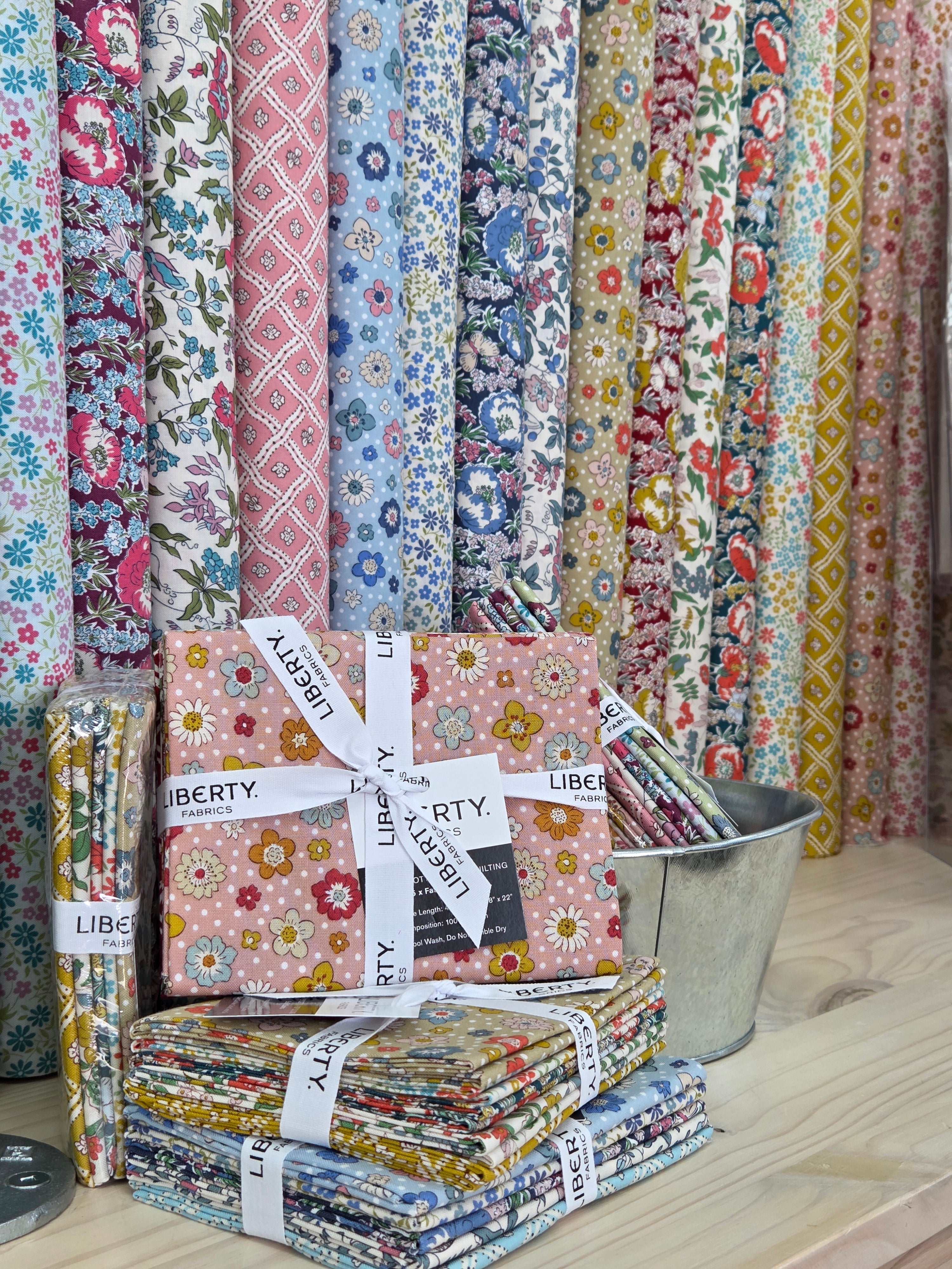Meadow Flowers Fabric Collection by Liberty Fabrics in Lasenby Cotton