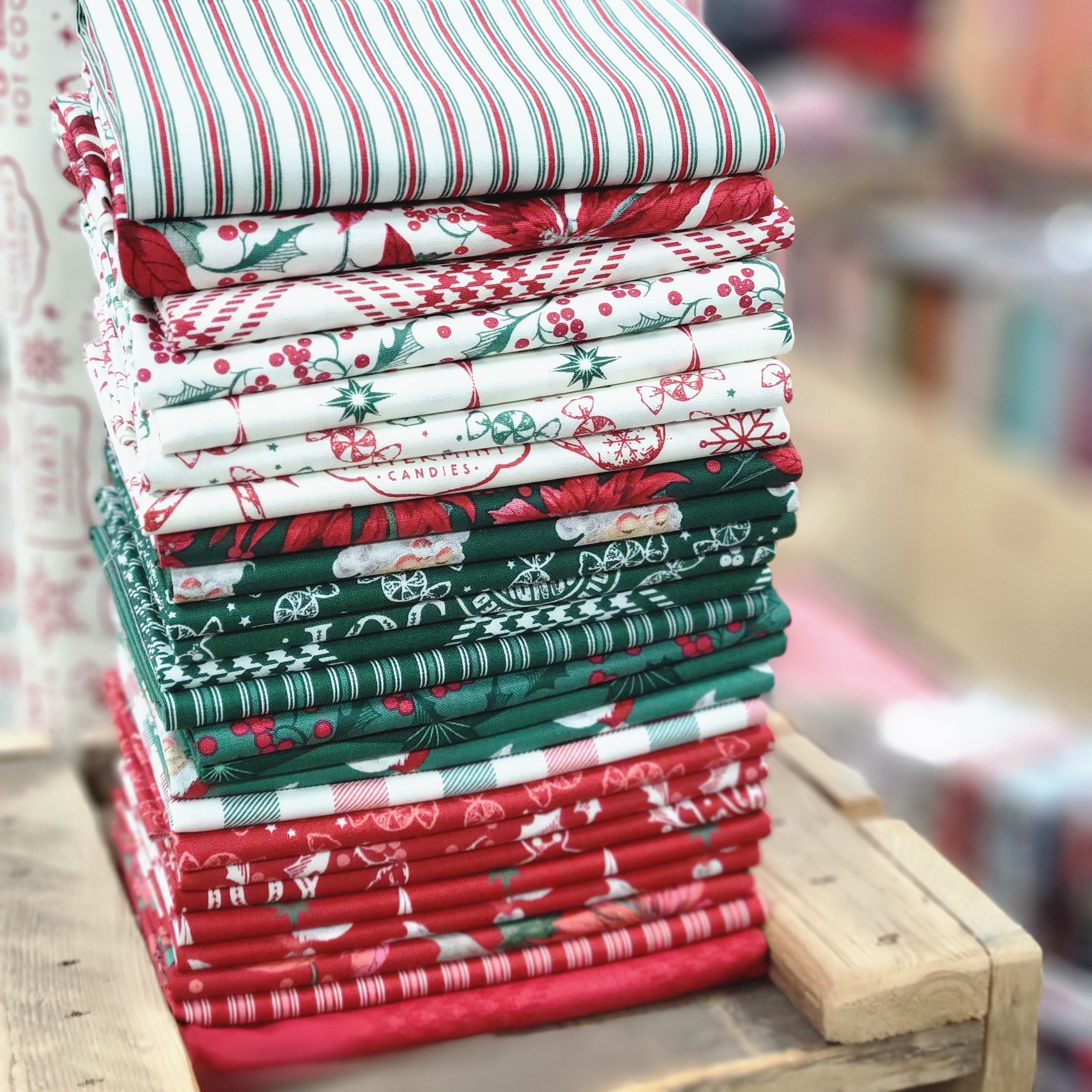 Merry Little Christmas Fabric Collection (Holidays 2024) by My Mind's Eye for Riley Blake Designs