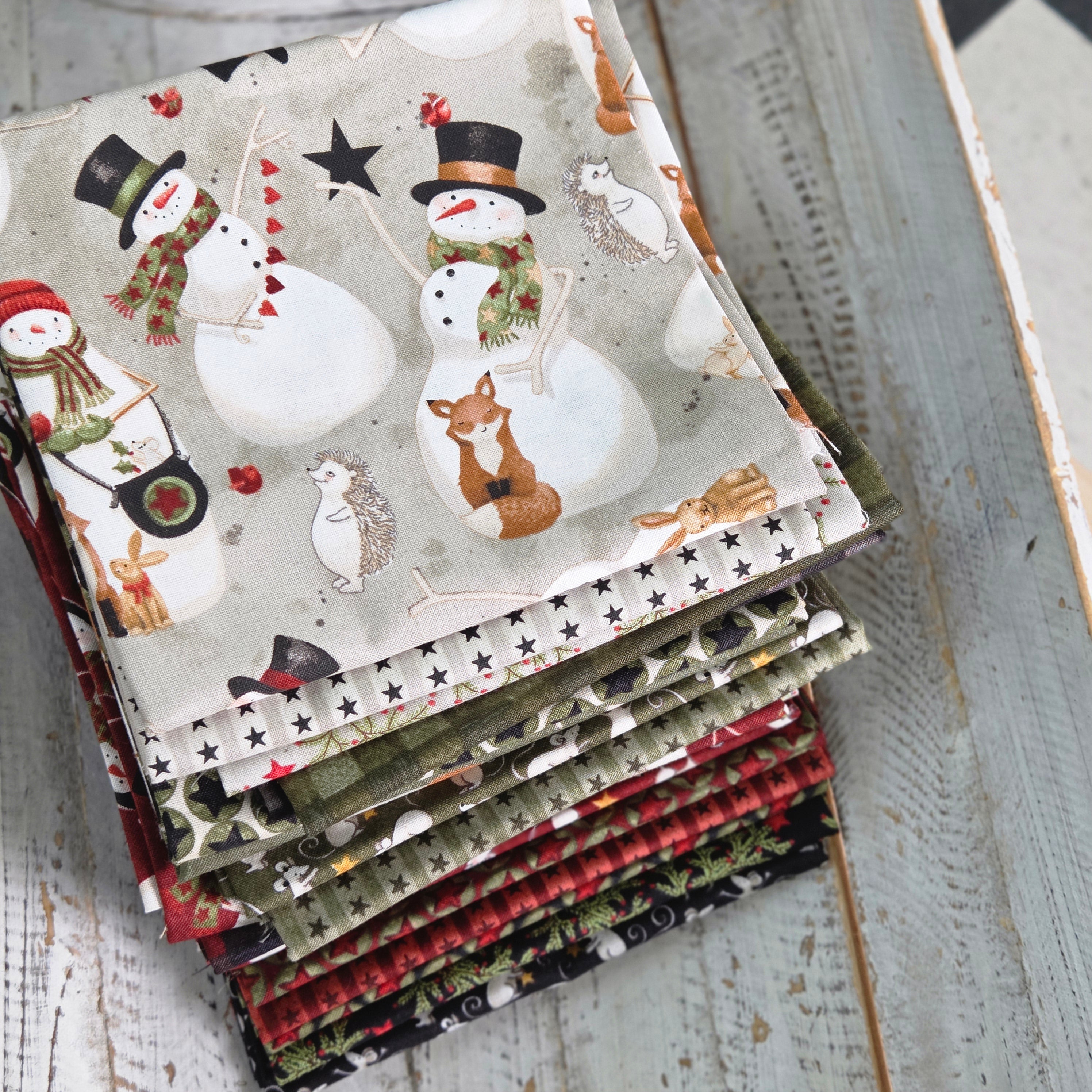 Northern Christmas Fabric Collection by Teresa Kogut for Riley Blake Designs