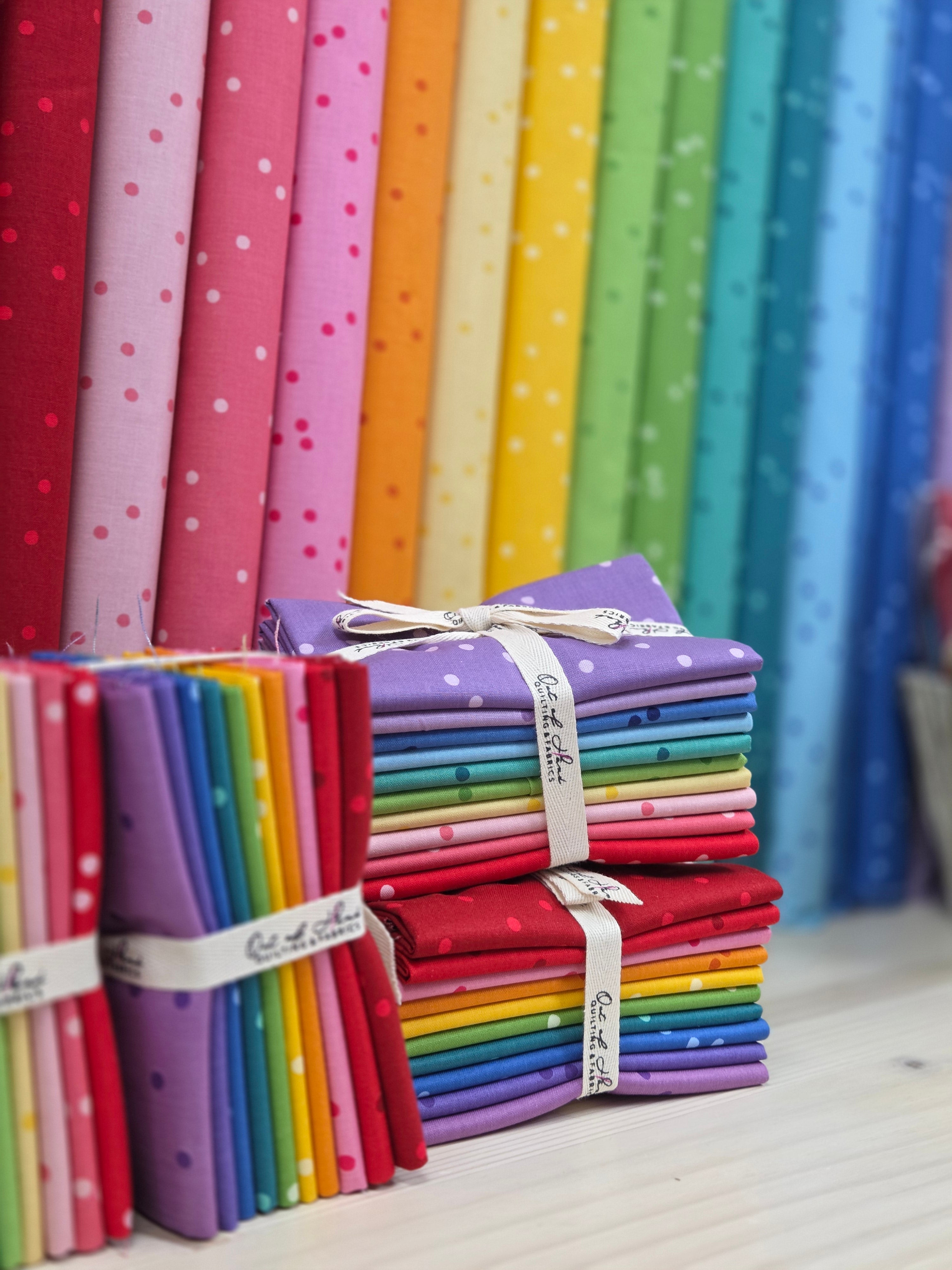 On The Dot Fabric Collection by Sew Yeah Quilting for Riley Blake Designs