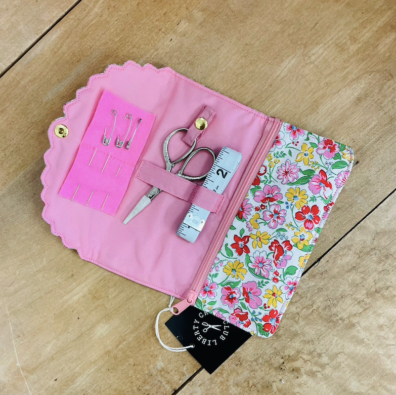Liberty Craft Club Sewing Roll in Pink - Liberty of London
