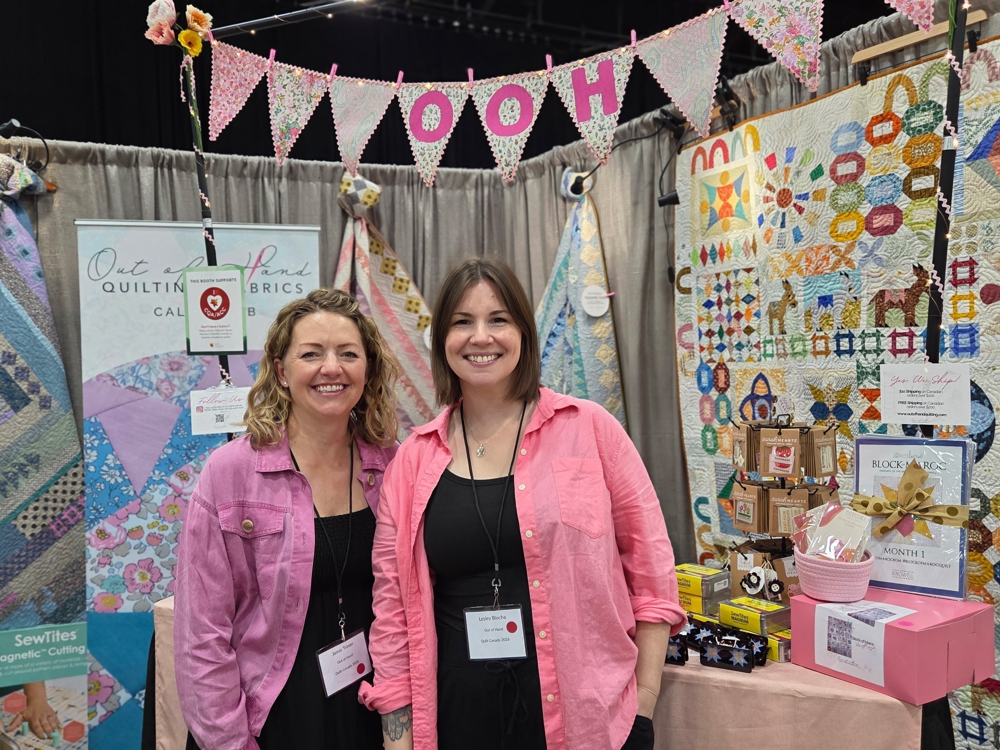 Jamie + Lesley at Quilt Canada 2026 - June 18-20, 2026 in Winnipeg, Manitoba