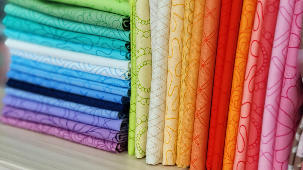 Rainbow Sherbert Fabric by Sariditty for Moda Fabrics