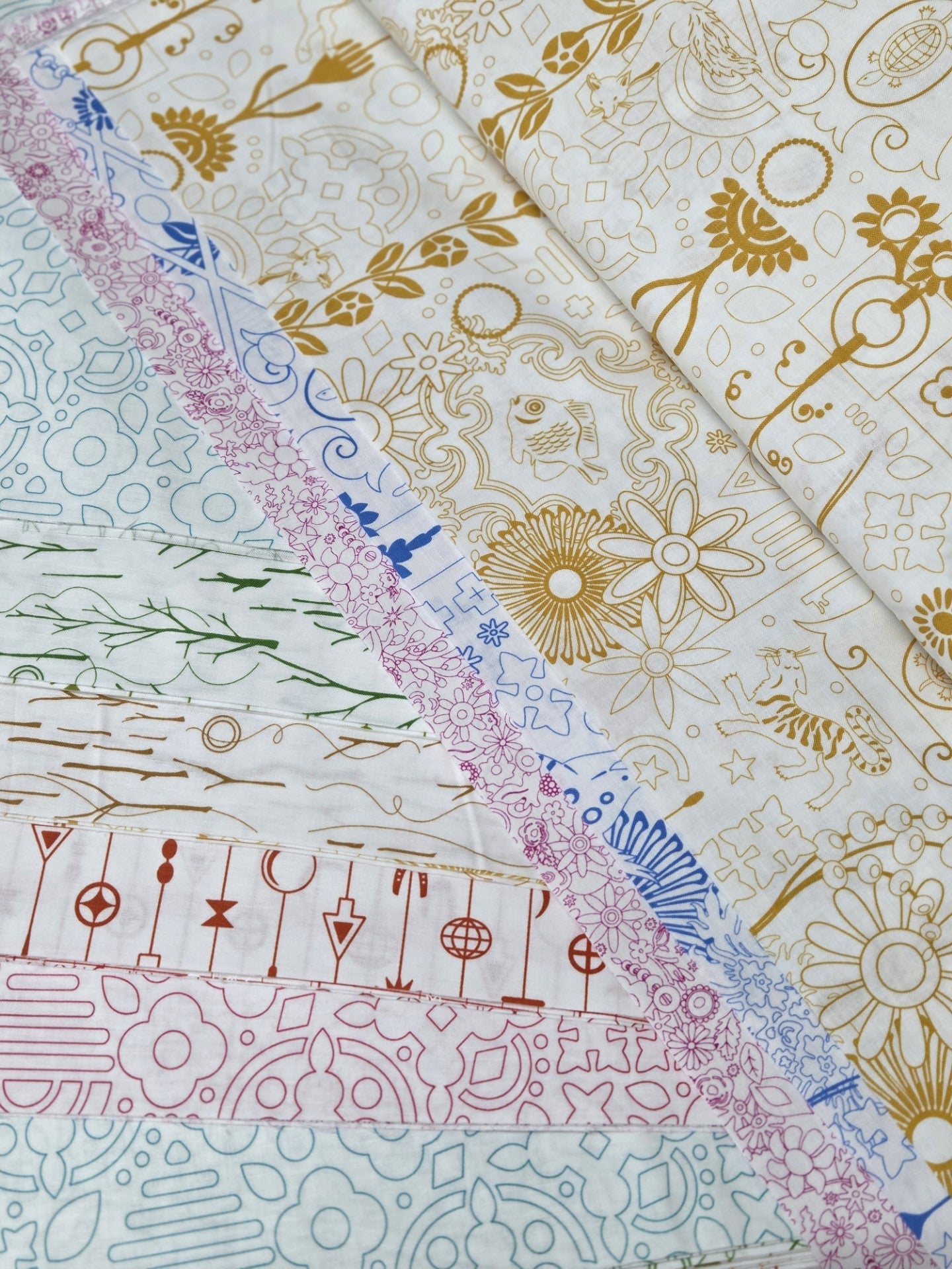 Sun Print Whisper Fabric Collection by Alison Glass for Andover Fabrics