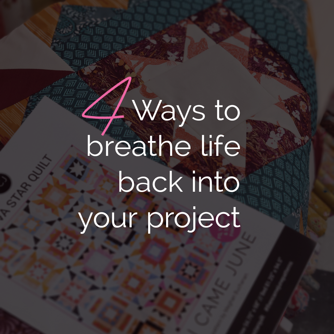 Tip Tuesday - January 14, 2025 - 4 Ways to Breath Life Back Into Your Project