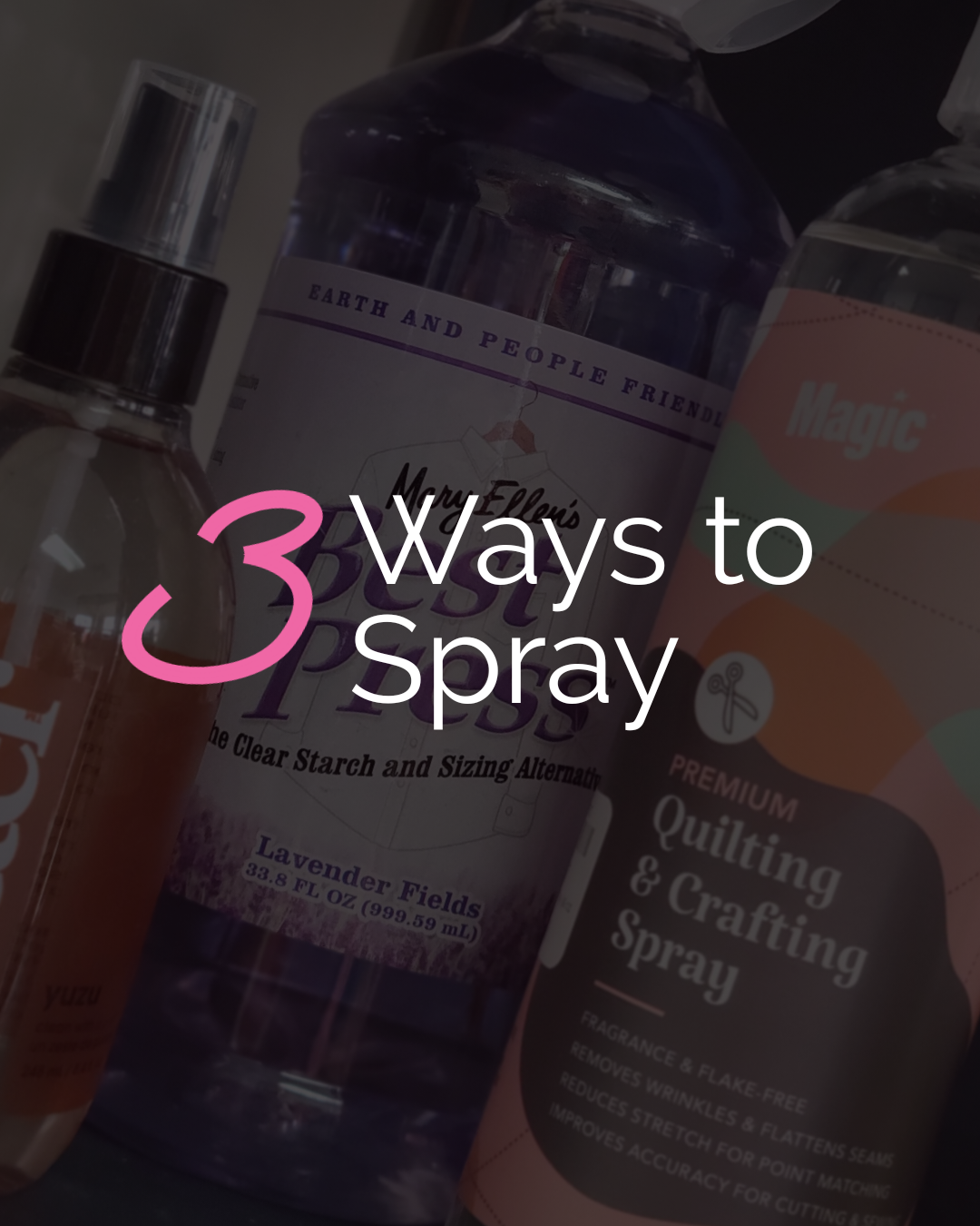 Tip Tuesday - January 28, 2025 - 3 Ways to Spray