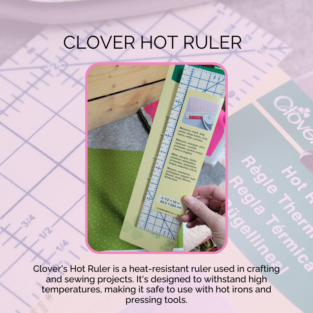 Clover’s Hot Ruler | ROAR by Tula Pink – Out of Hand Quilting & Fabrics