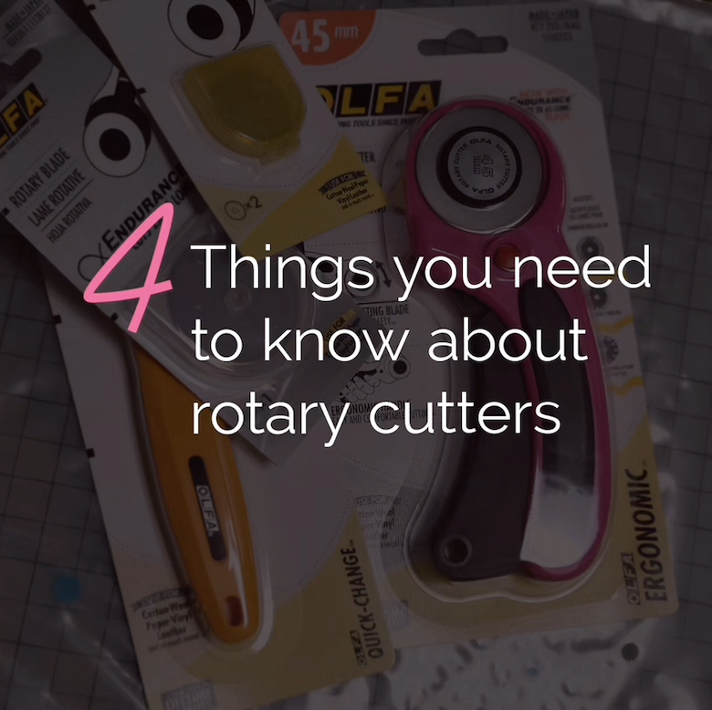 4 Things You Need to Know About Rotary Cutters + Lesley’s 2x4 Block Quilt