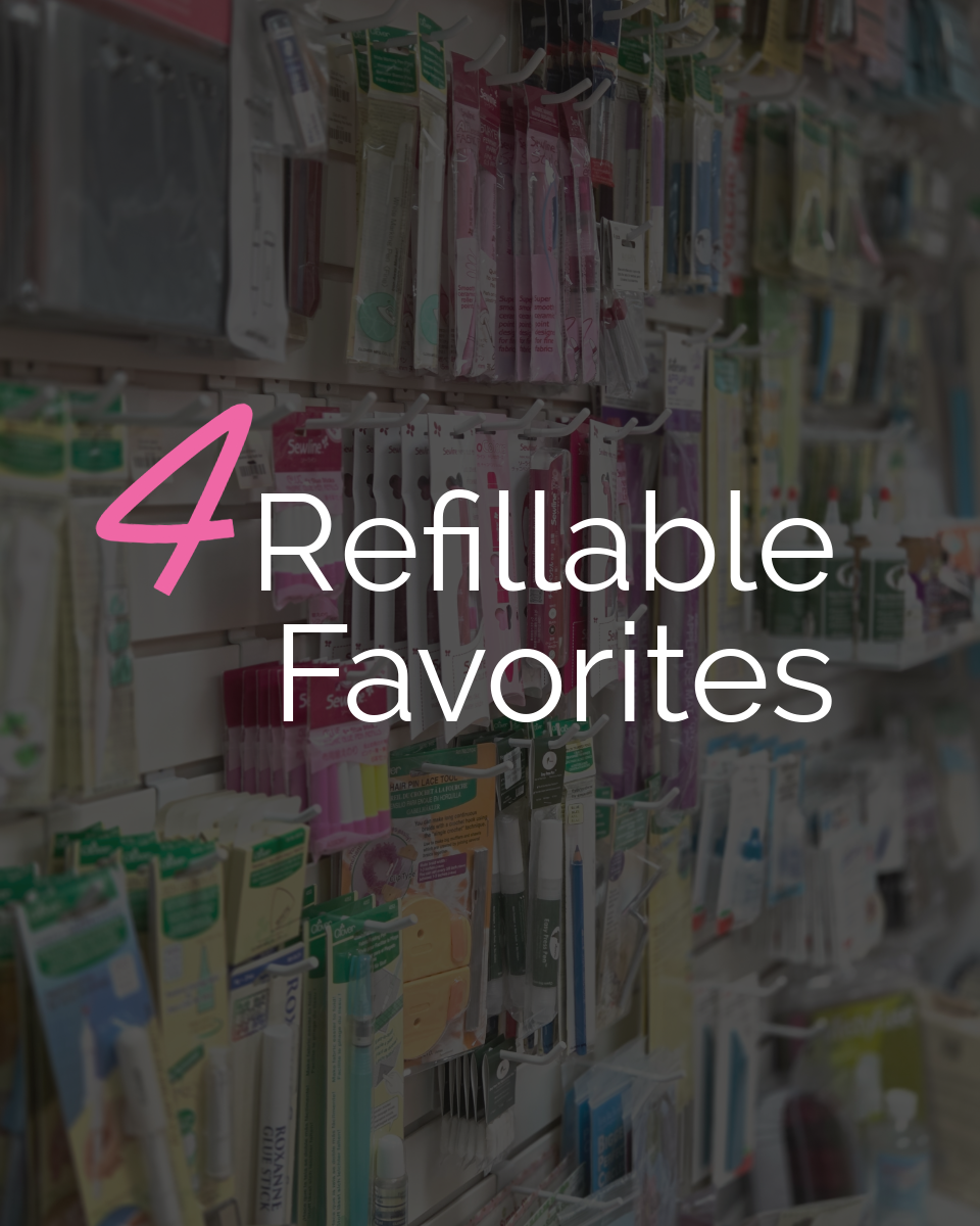 Tip Tuesday - November 18, 2025 - 4 Refillable Favorites