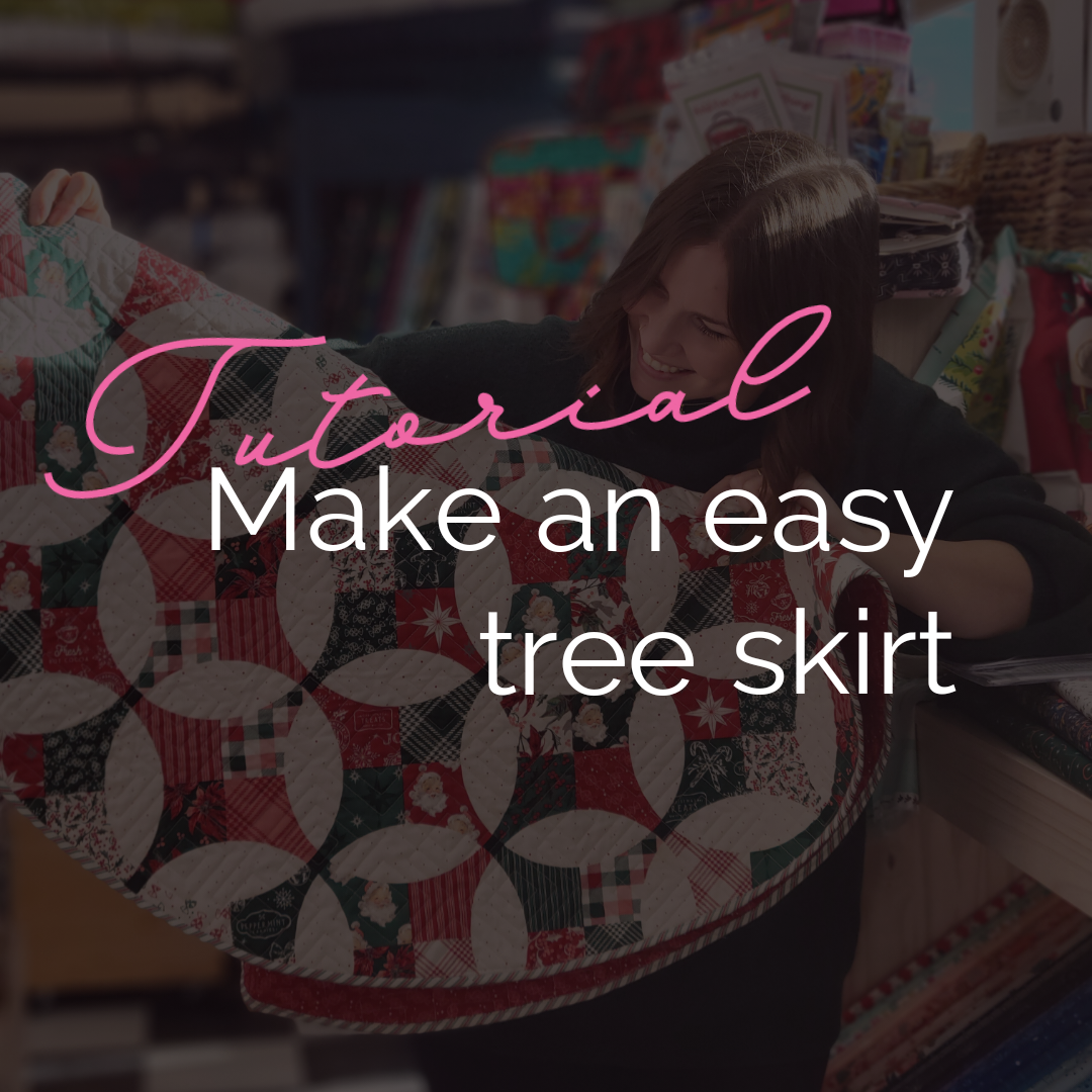 Tutorial: Make an Easy Tree Skirt + Marilyn’s Holiday Pick