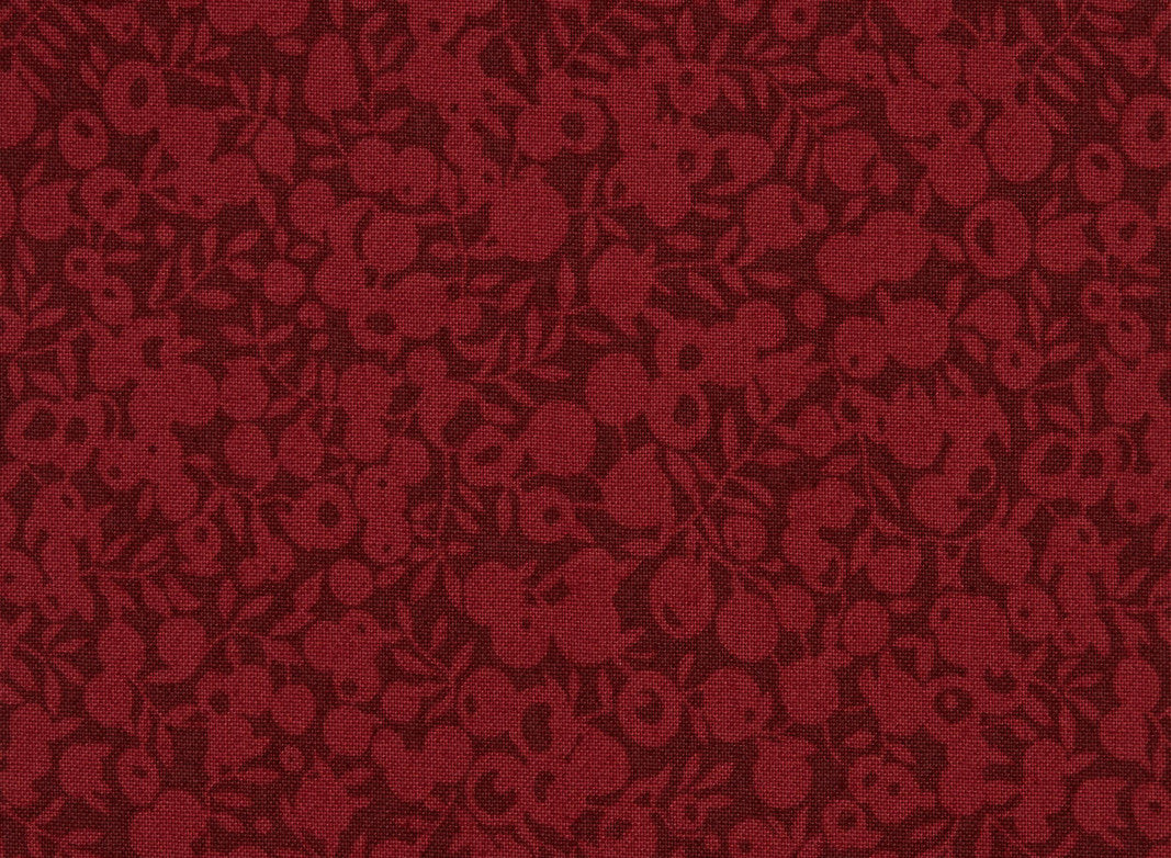Wiltshire Shadow Basics - Cherry - Liberty Quilting Cotton