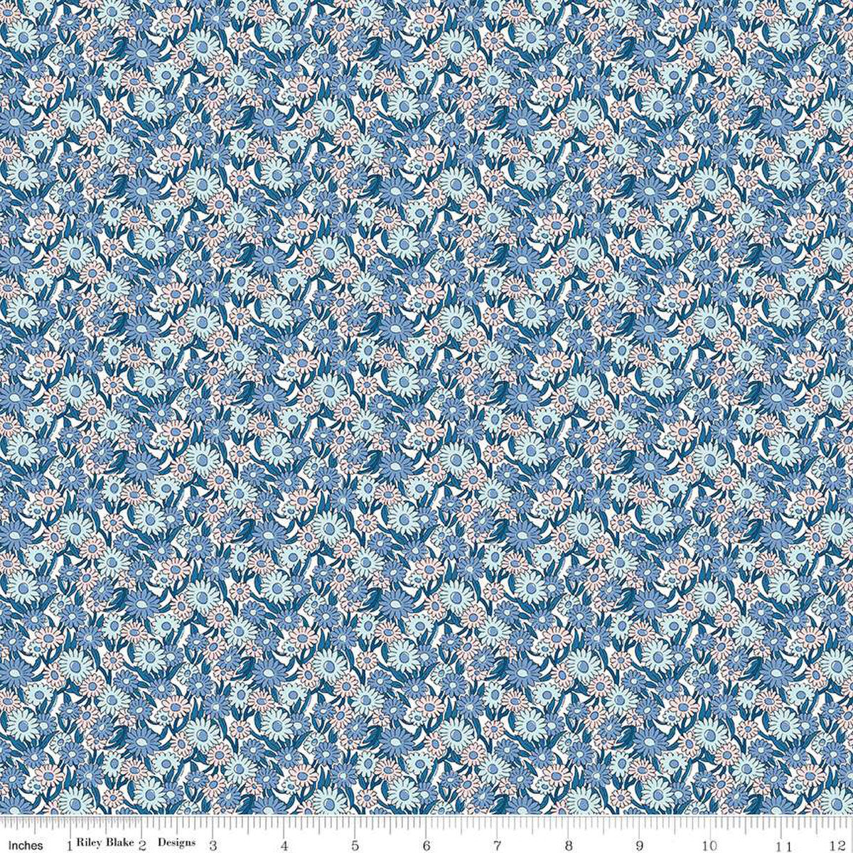 Heirloom 3 - Marguerite Meadow D - Liberty Quilting Cotton