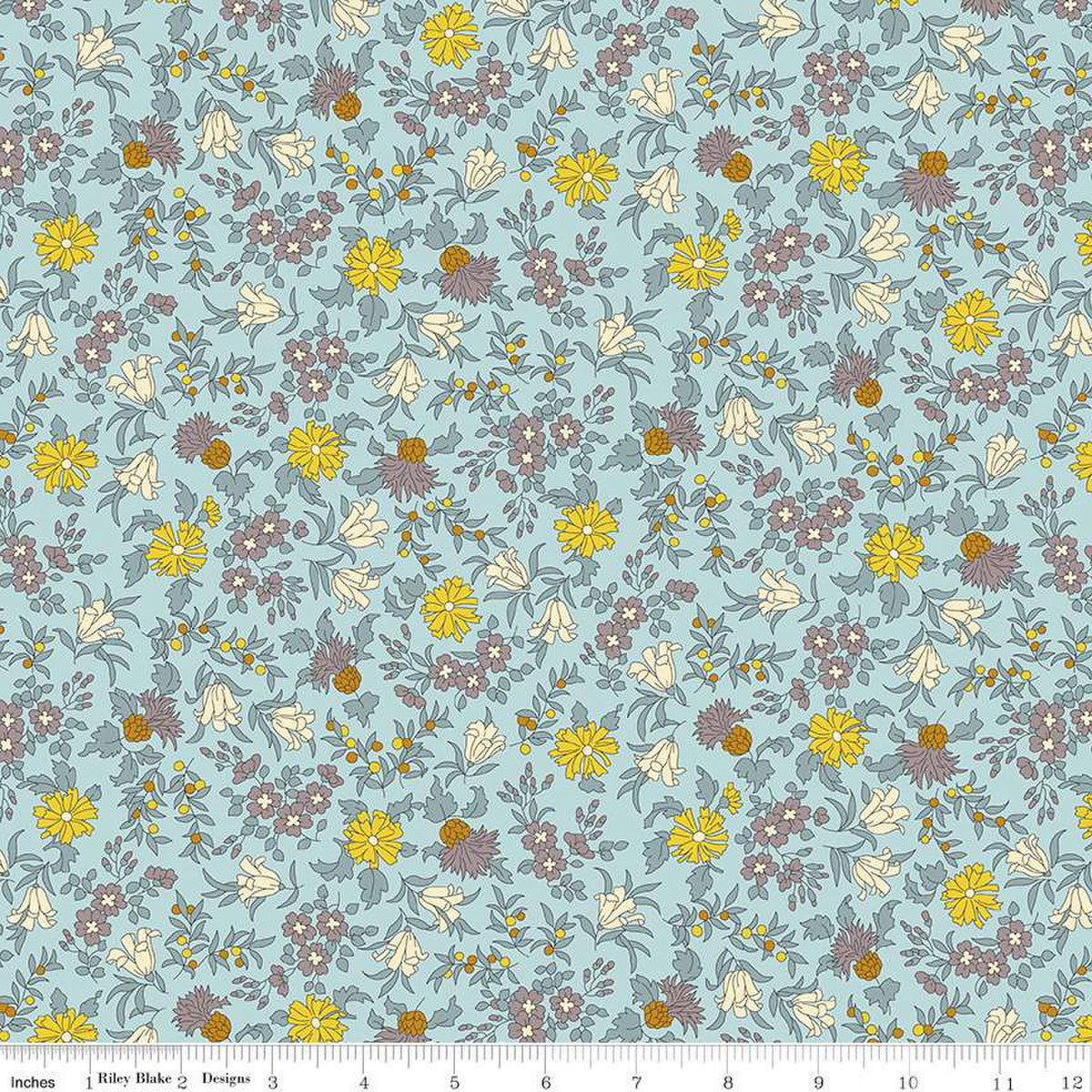 Woodland Walk - Natures Garden A - Liberty Quilting Cotton