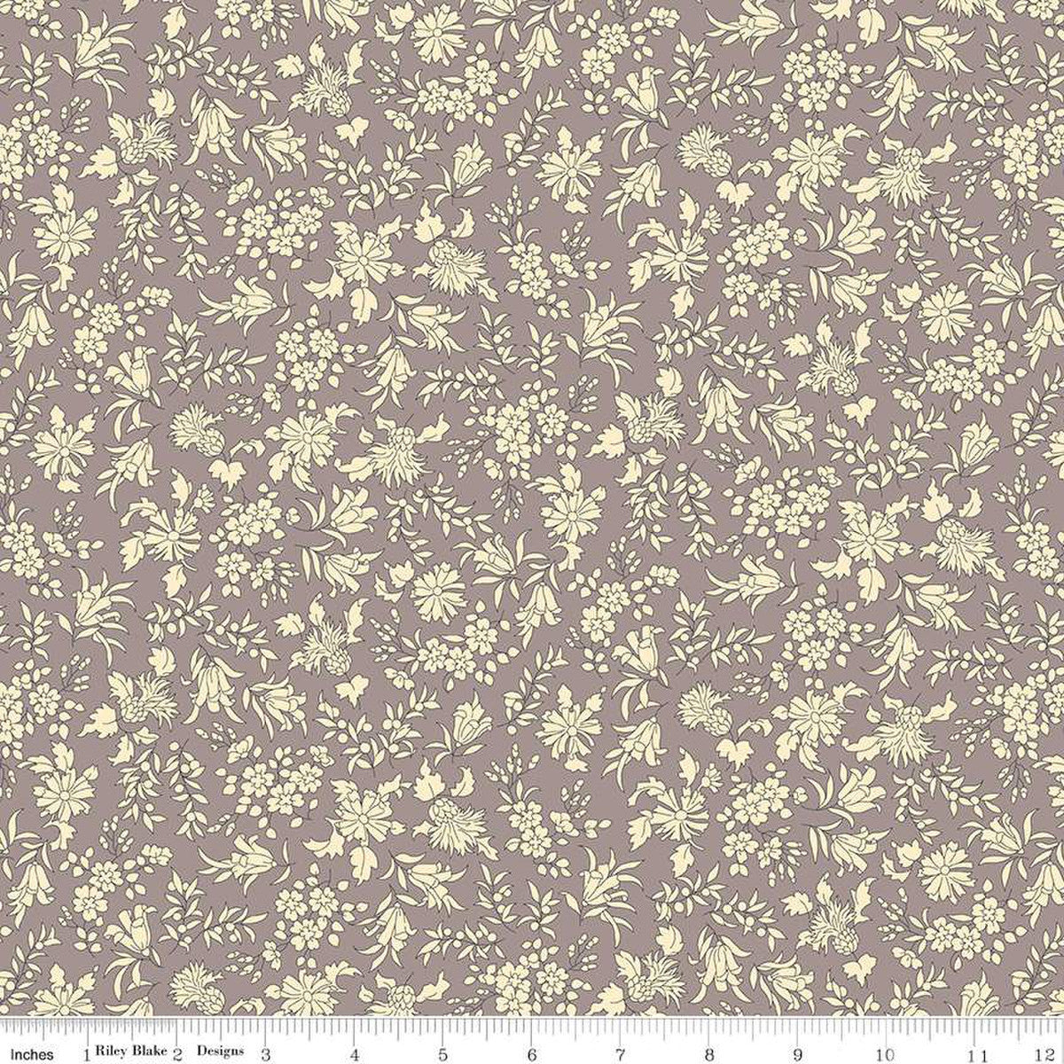 Woodland Walk - Thistle Field A - Liberty Quilting Cotton