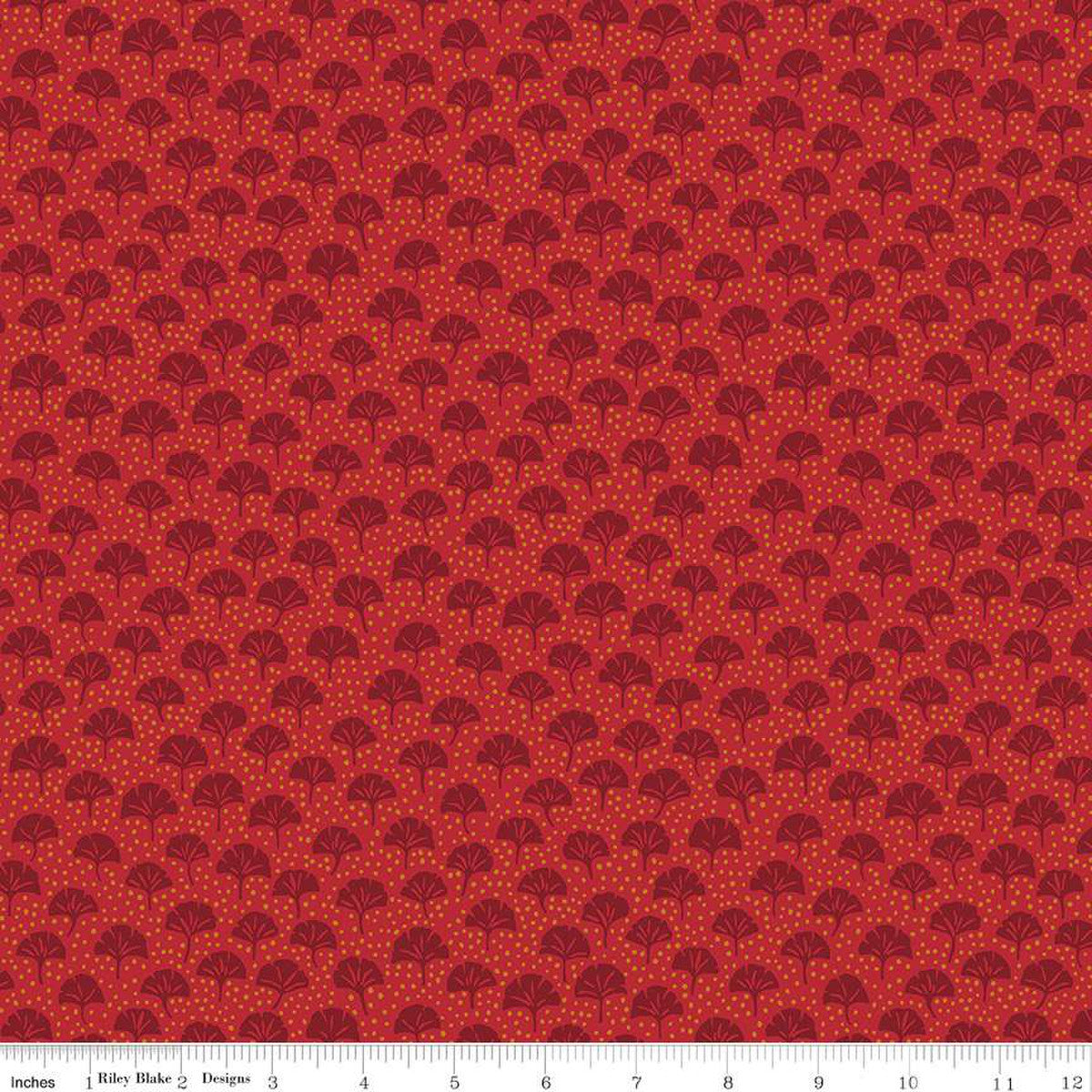 Arthur's Garden - Ginko Spot B - Liberty Quilting Cotton