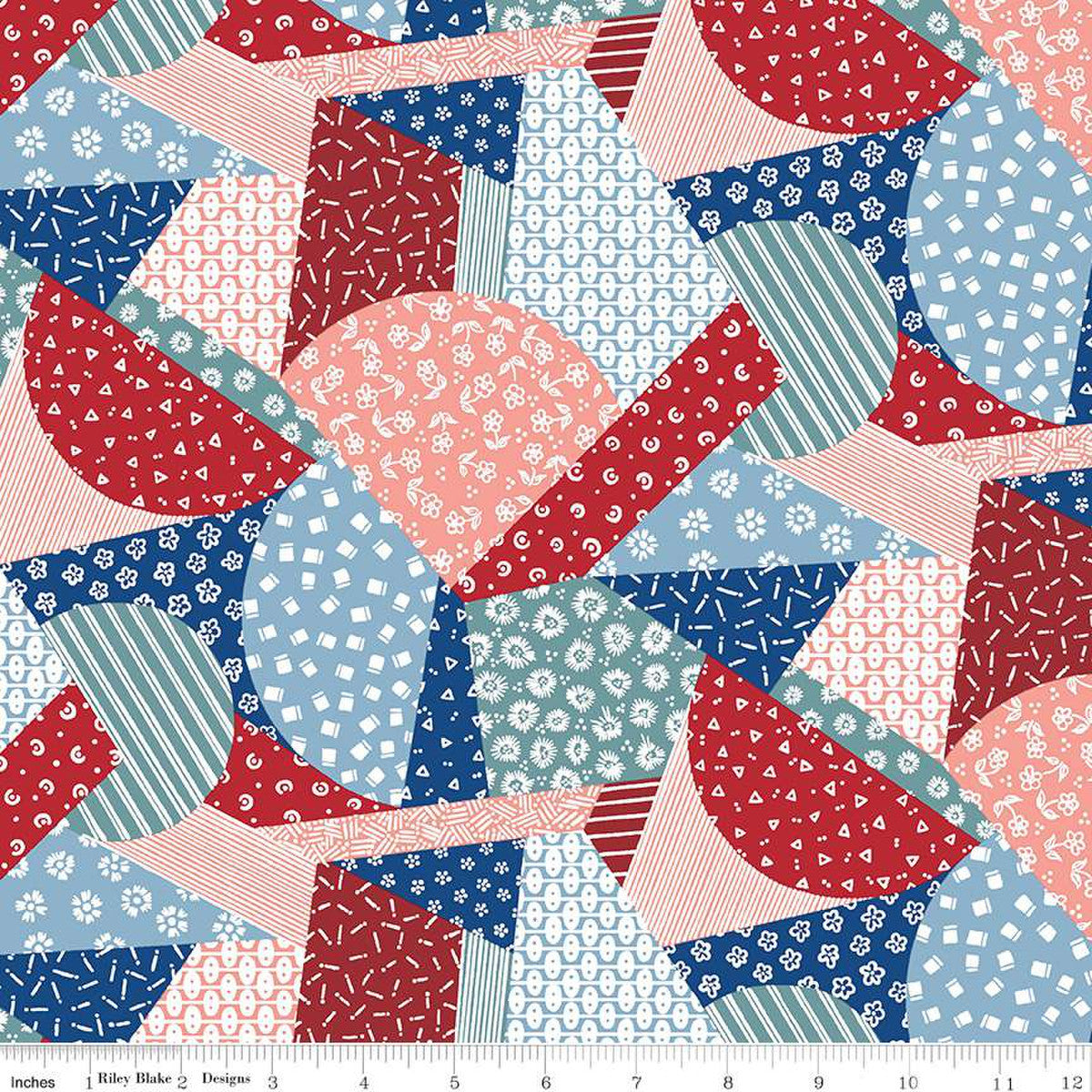 Arthur's Garden - Patchwork Joy A - Liberty Quilting Cotton