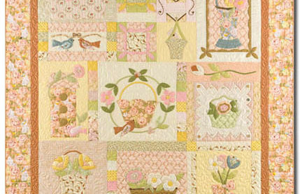Blossom Time Quilt Pattern by Bunny Hill Designs