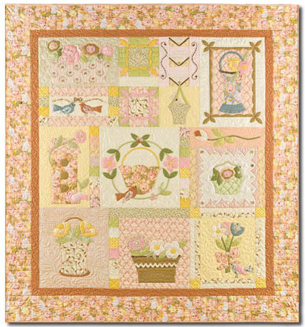 Blossom Time Quilt Pattern by Bunny Hill Designs